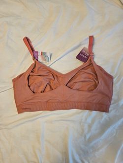 Fit for Me Fruit of the Loom Wireless Bralette Bra 44DDD Desert Dusk Hook & Eye