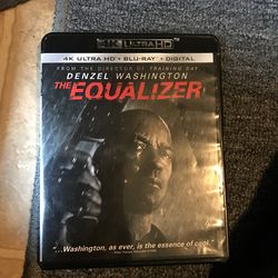 The Equalizer 4K Ultra Hd+Blue-ray DVD  Like New 