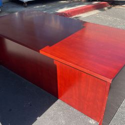 Solid wood office desk – free