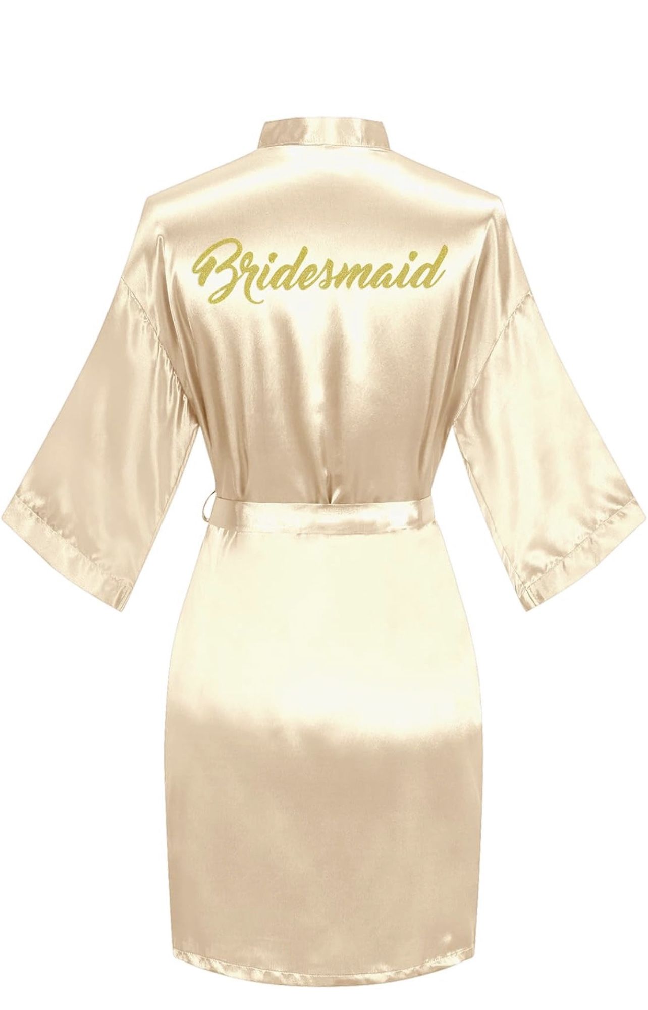 Women's Satin Robe, Bride Bridesmaid Robes 