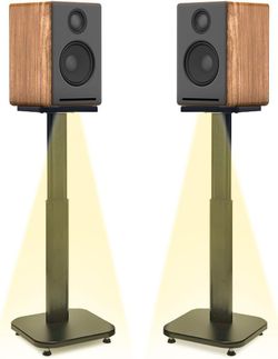 Brand New Universal Bookshelf Speaker Stands Pair