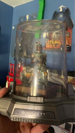 Boba fett titanium display piece