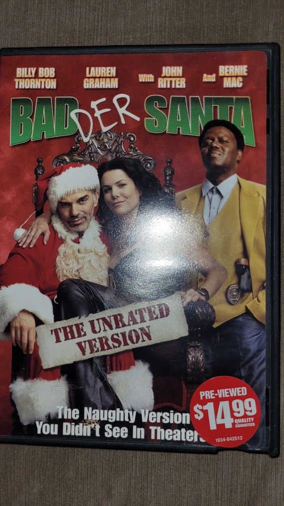 Bad Santa DvD Disk