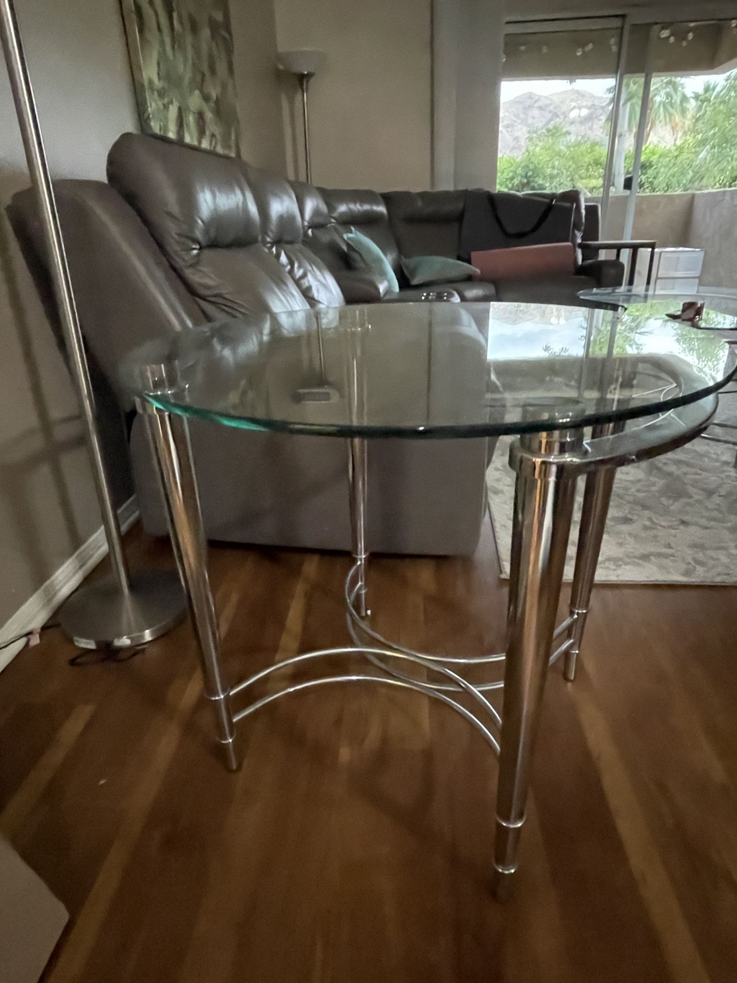 Glass Tables (coffee And Side Table)