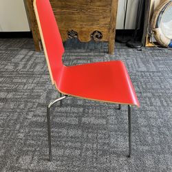 Red Dining Chairs -$40