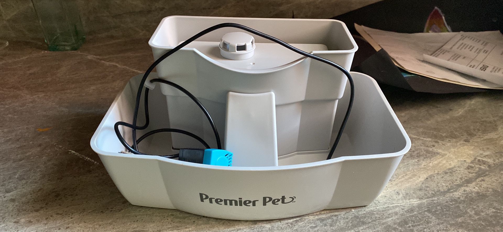 Premier Pet Power Water Fountain For Cats N Dogs