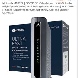 Motorola MG8702 | DOCSIS 3.1 Cable Modem + Wi-Fi Router