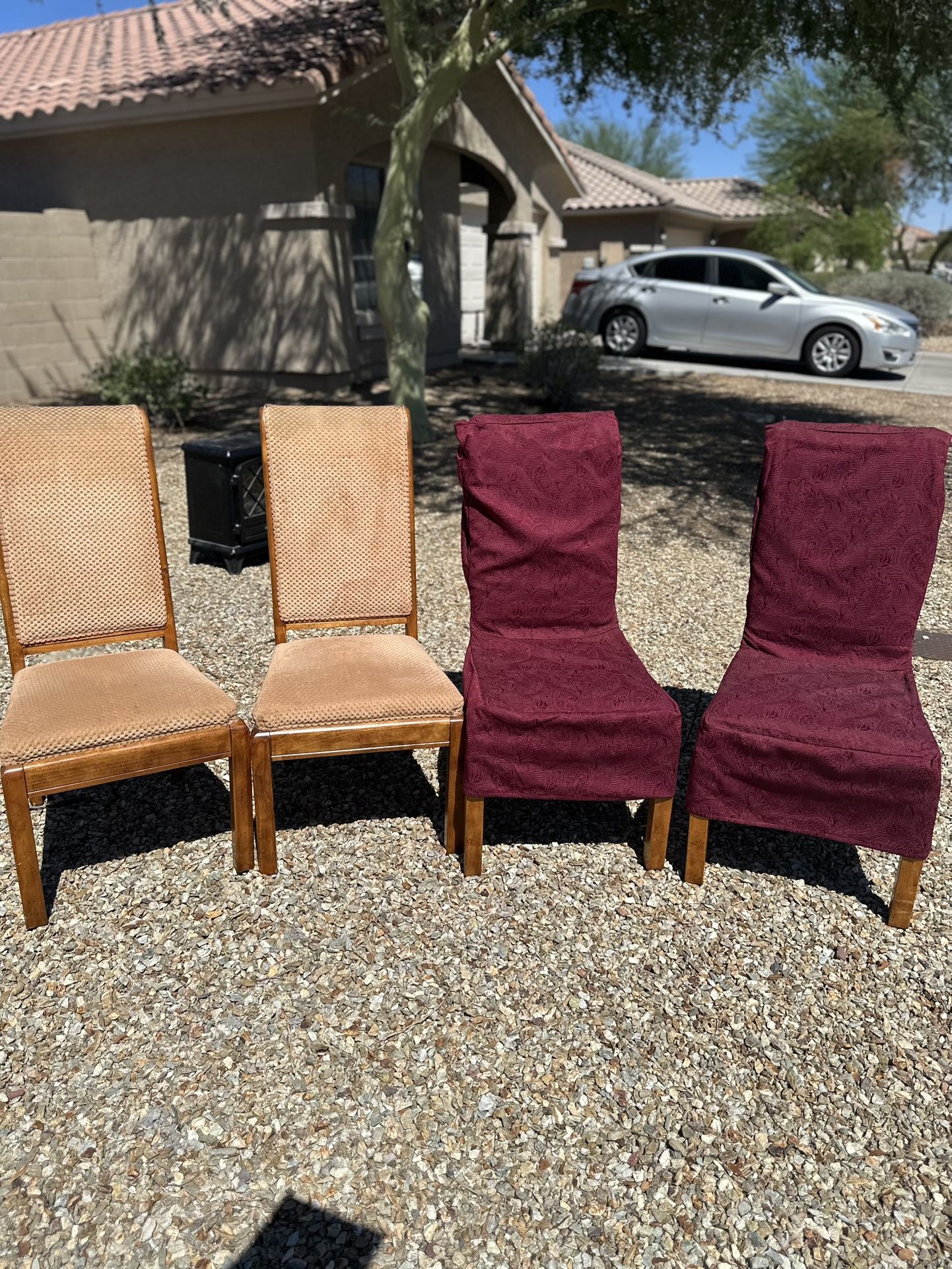 4 Wood Chairs