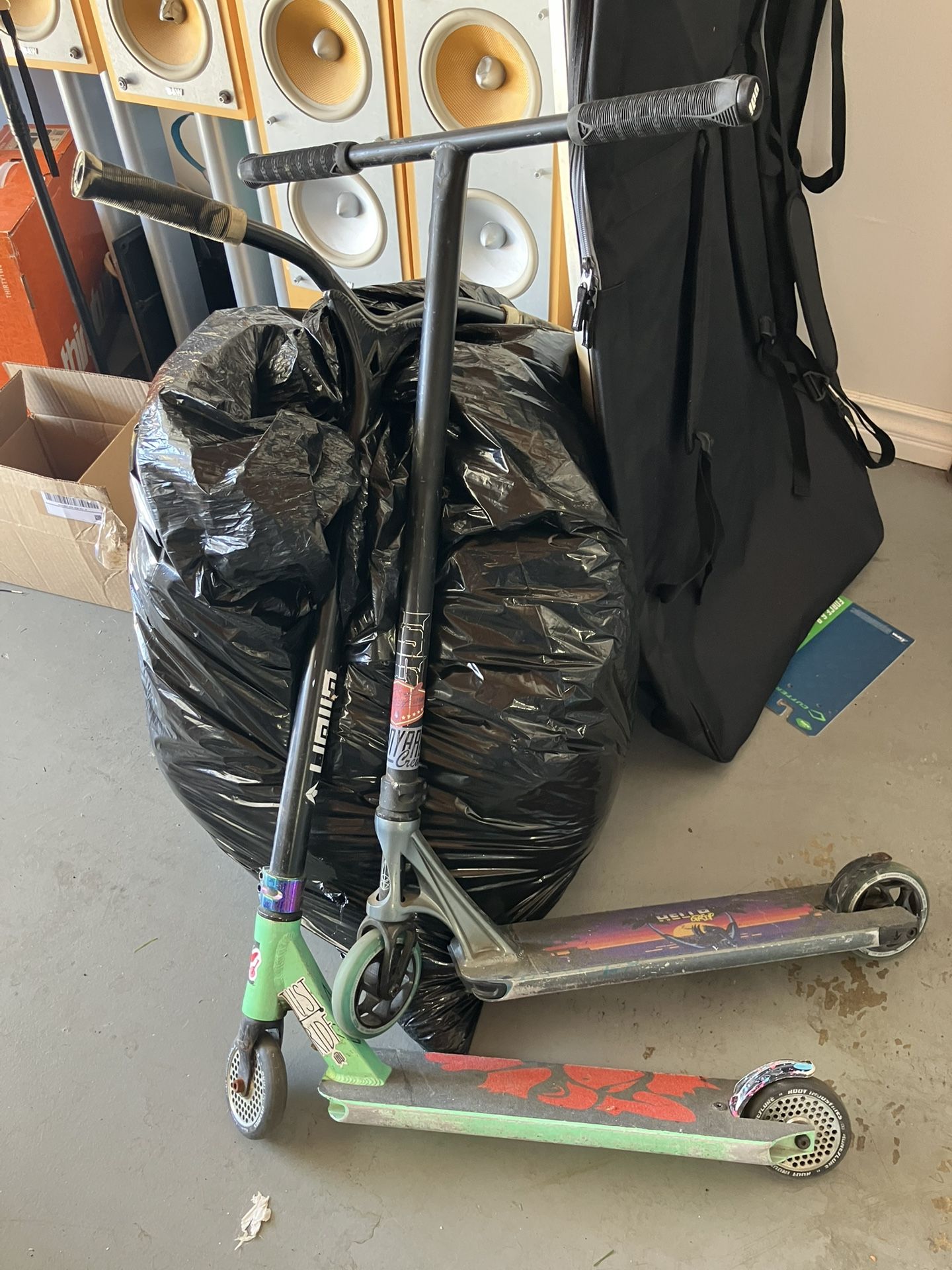 Colt scooters x2 and extra handlebar