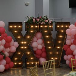 Quinceañera Letters XV 