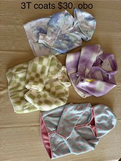 Coat selection size 3T