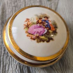 Vintage Limoge Trinket Box