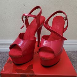 Red Pole Dancing Shoes
