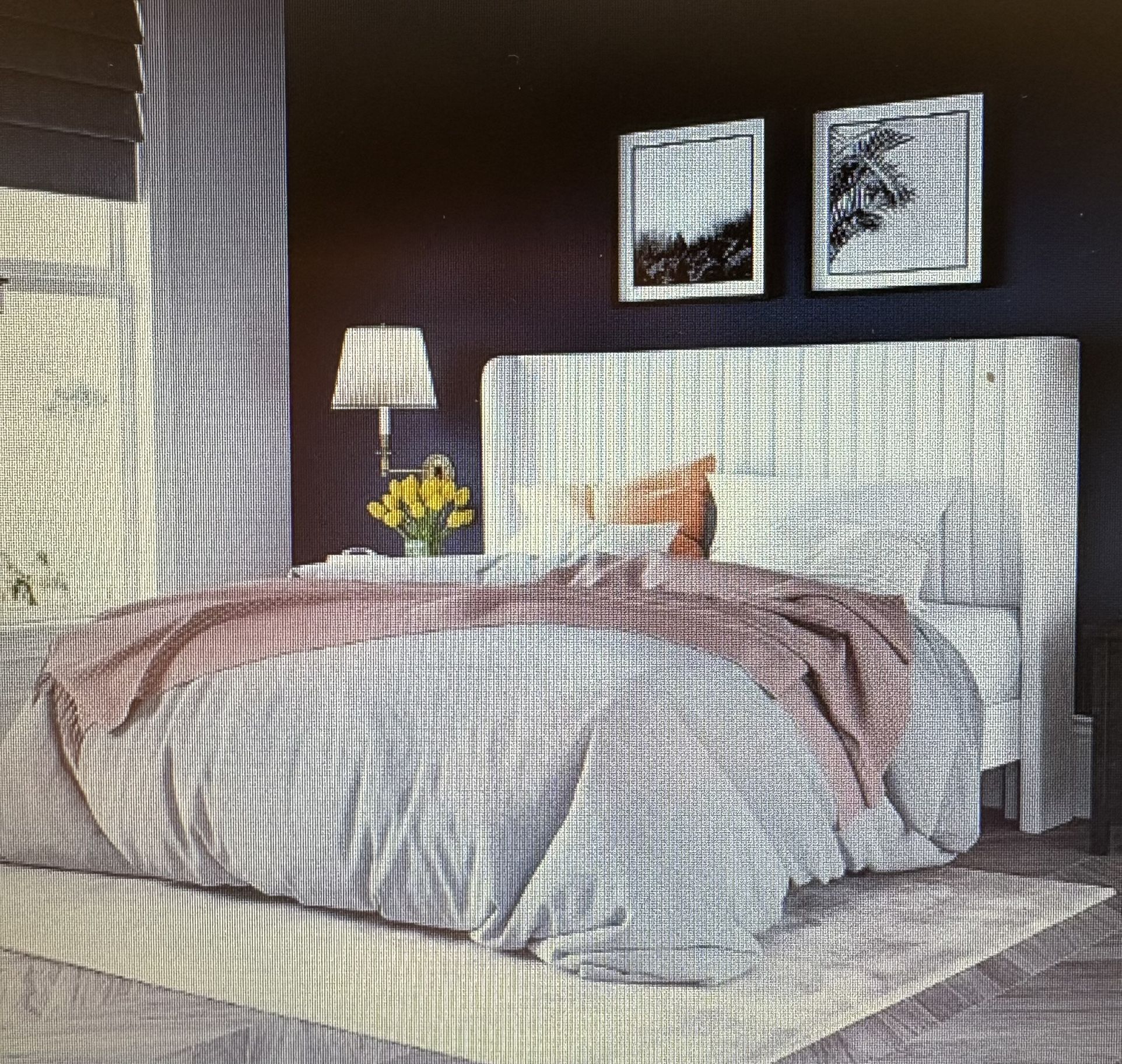 Queen Bed Frame And Headboard No Box Spring Needed