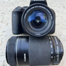 Canon T7i/ W/ Extra Lense