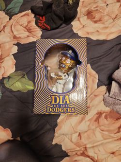 Dia De Los DODGERS Gold Face