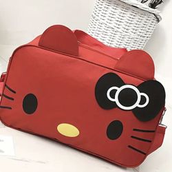 hello kitty duffle gym bag tote kawaii yoga