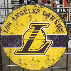 Los Ángeles Lakers Bottle Cap Signs 