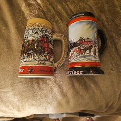 Budweiser Mugs Colliectibles