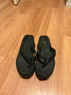 Black Volatile Platform Flip Flop Sandals