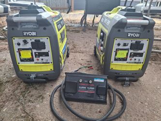RYOBI Bluetooth 2,300-Watt Inverter Generator set