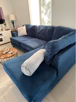 Sillón en color azul en excelente estado