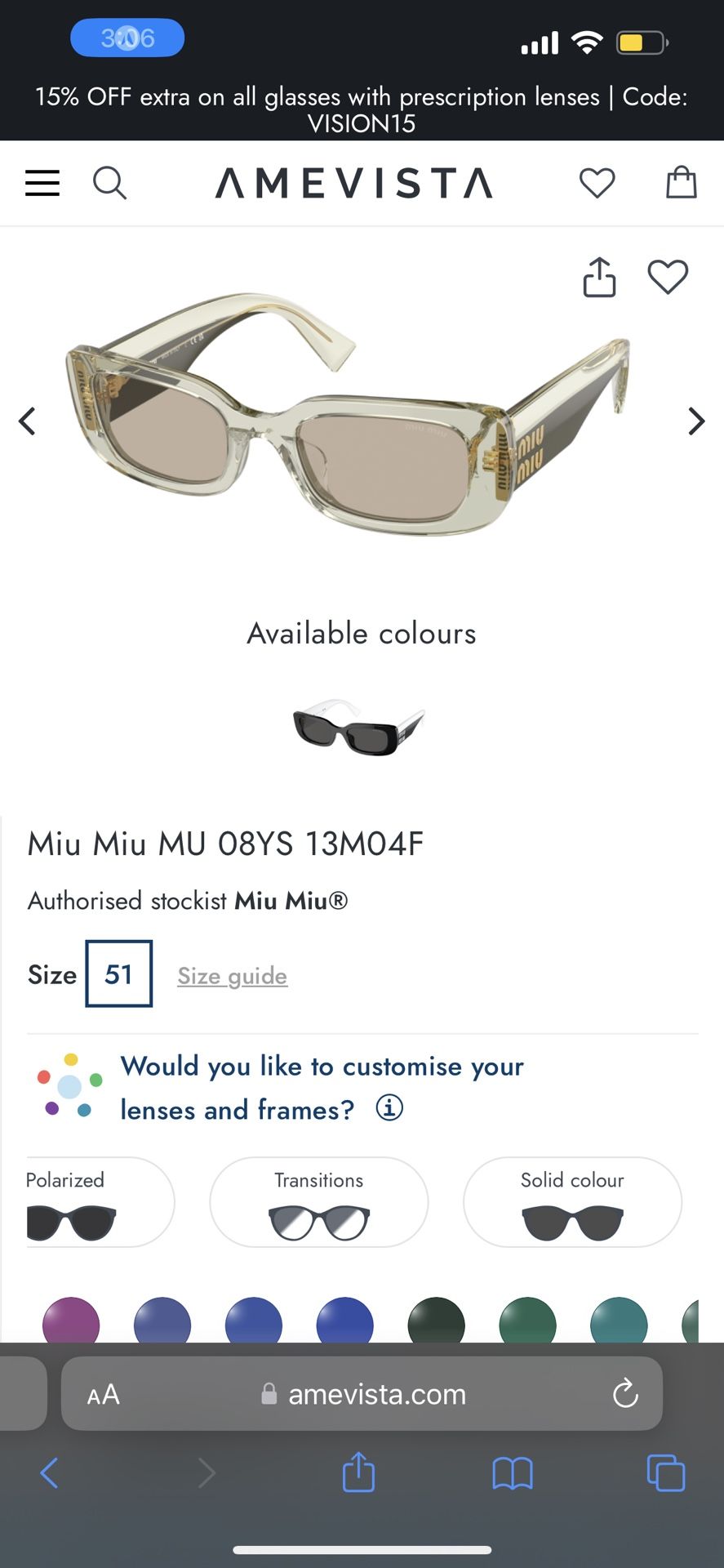 Miu Miu Sunglasses