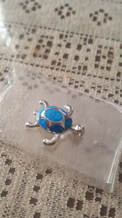 Sterling Silver turtle charm