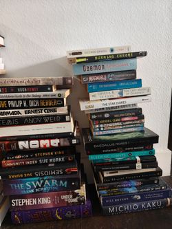 Books!  Mostly sci-fi fantasy