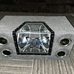 600 watts super blue subwoofers