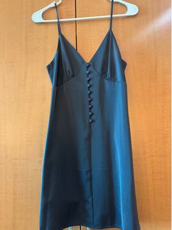 Anthropologie Satin Slip Dress