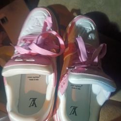 Louis Vuitton Trainer Sneaker Pink Rose 