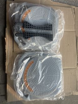 KATOOL One Pair Turntable Wheel Alignment Rotating Turn Plate Table