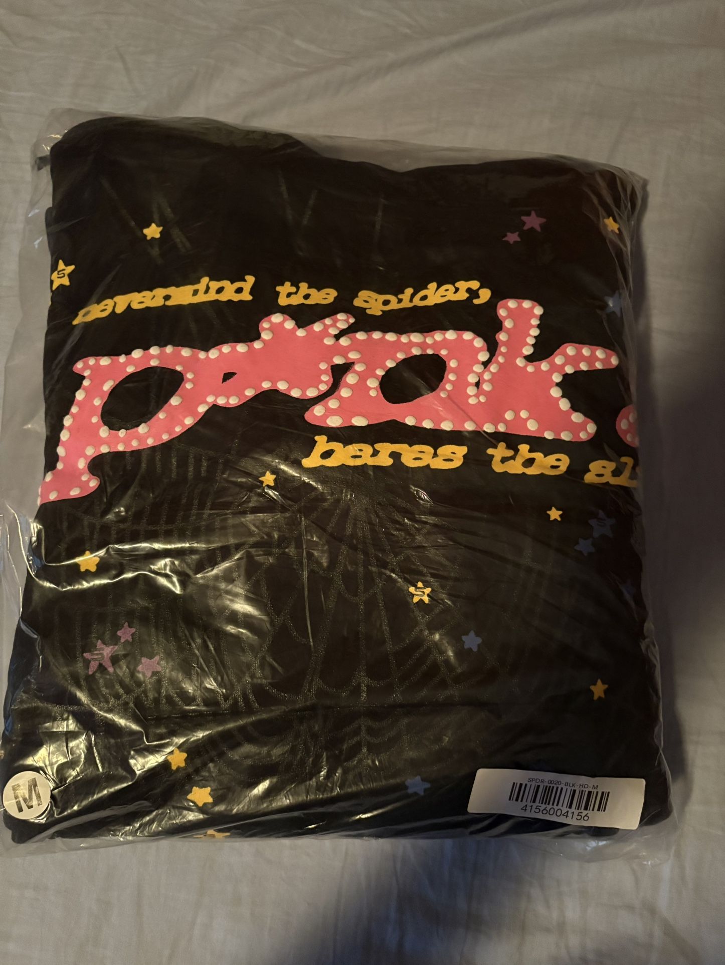 Sp5der Black Pink Size M