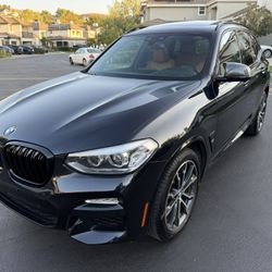 2019 BMW X3 sDrive30i M Sport SUV -Black-CognacLeather-PanoRoof-75K