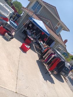 2 YARD SALES next to eachother.