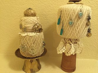 Vintage Style Earring & Brooch Holders