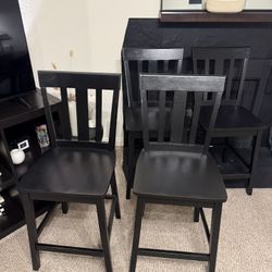 4 Tall Dining Chairs