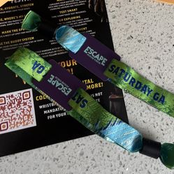 ESCAPE NOV 1st GA TWO TICKETS 