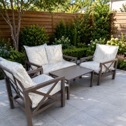 4pc Metal Patio Furniture Set 