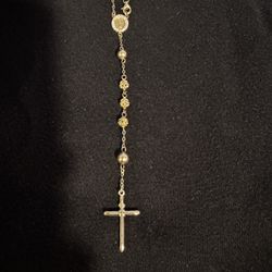 14k rosary 