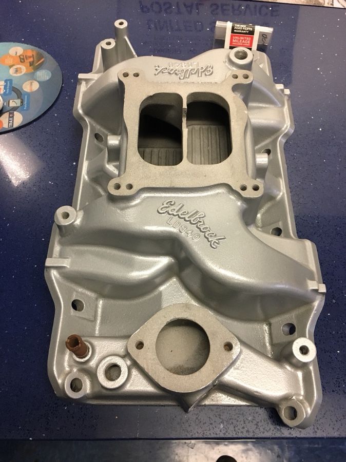 Mopar ld 340 intake very original rare uncut