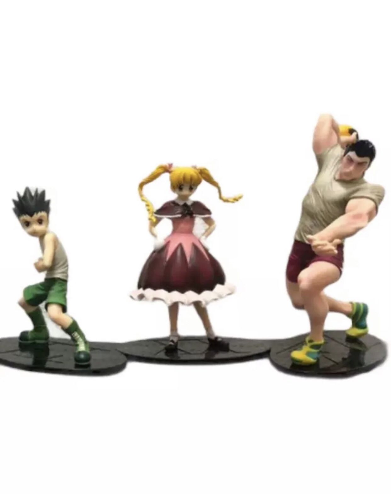 Hunter x Hunter Greed Island DFX Anime Figure Lot, Gon Bisky Razor