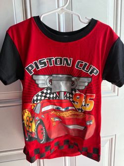 Disney Pixar Cars Lightning McQueen Toddler Kids T-Shirt