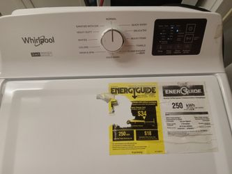 Whirlpool Washer Brand New Works Great