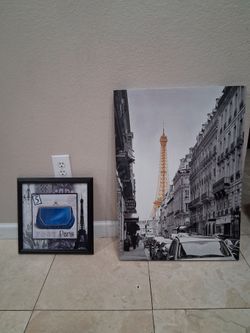 Paris wall art set