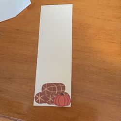 Simple Hay Bail Bookmark