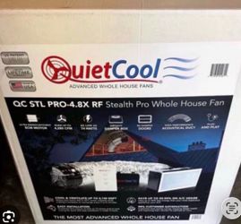 QuietCool Stealth Pro 4.8 Whole House Fan – BRAND NEW