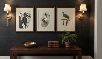 vintage bird prints