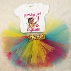 Moana birthday outfit